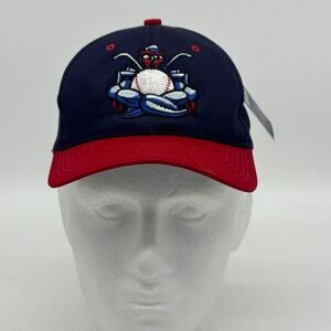 BIMM Ridder MLB Hats Adult OSFM Blue Red Snapback Baseball Cap Mens Kudzu NEW‎